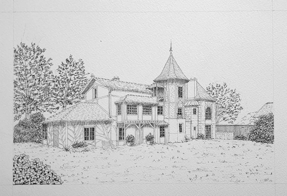 Encre de chine de la maison Blériot à Buc